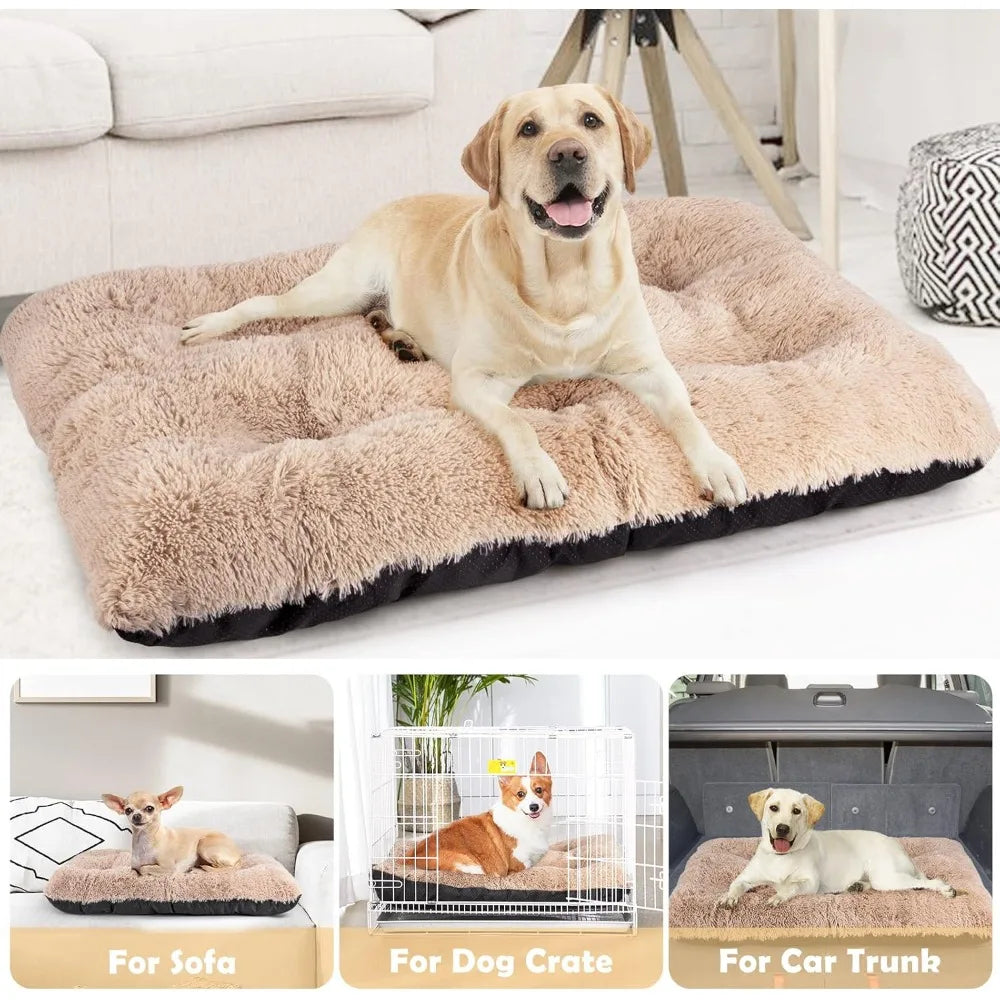 large dog bed crate pad