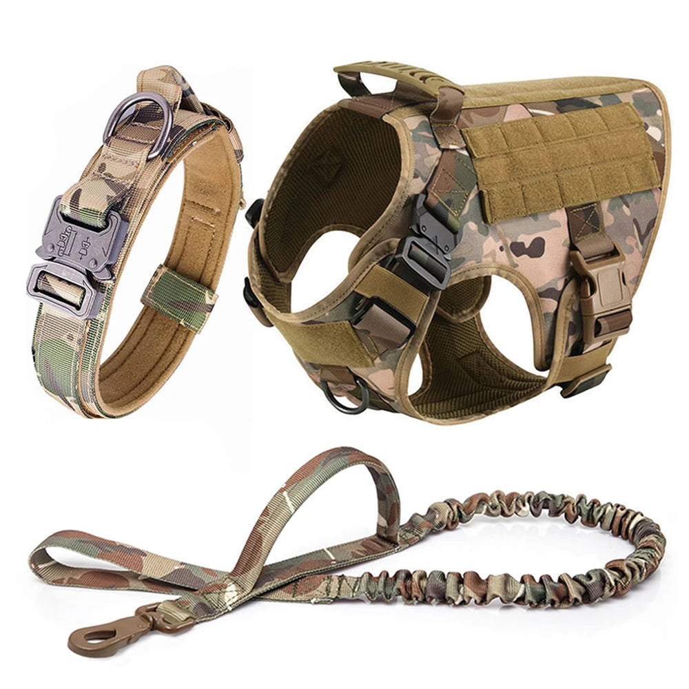 Military Dog Harnesses Tactical Vest