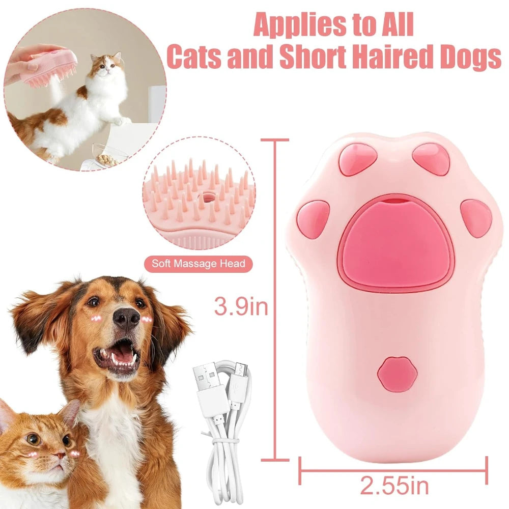 Cat Steam Brush for Shedding