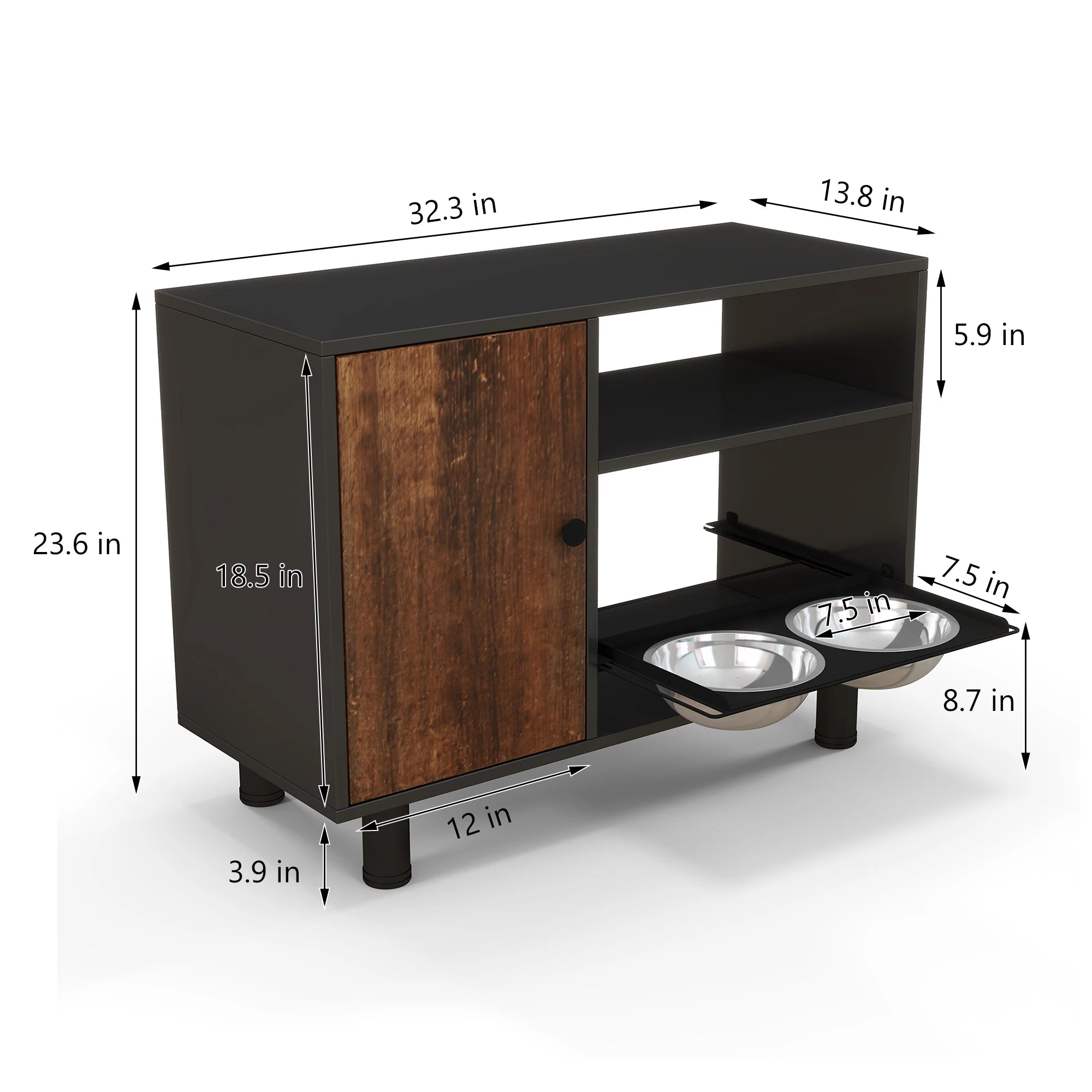 Large Pet Feeding Table