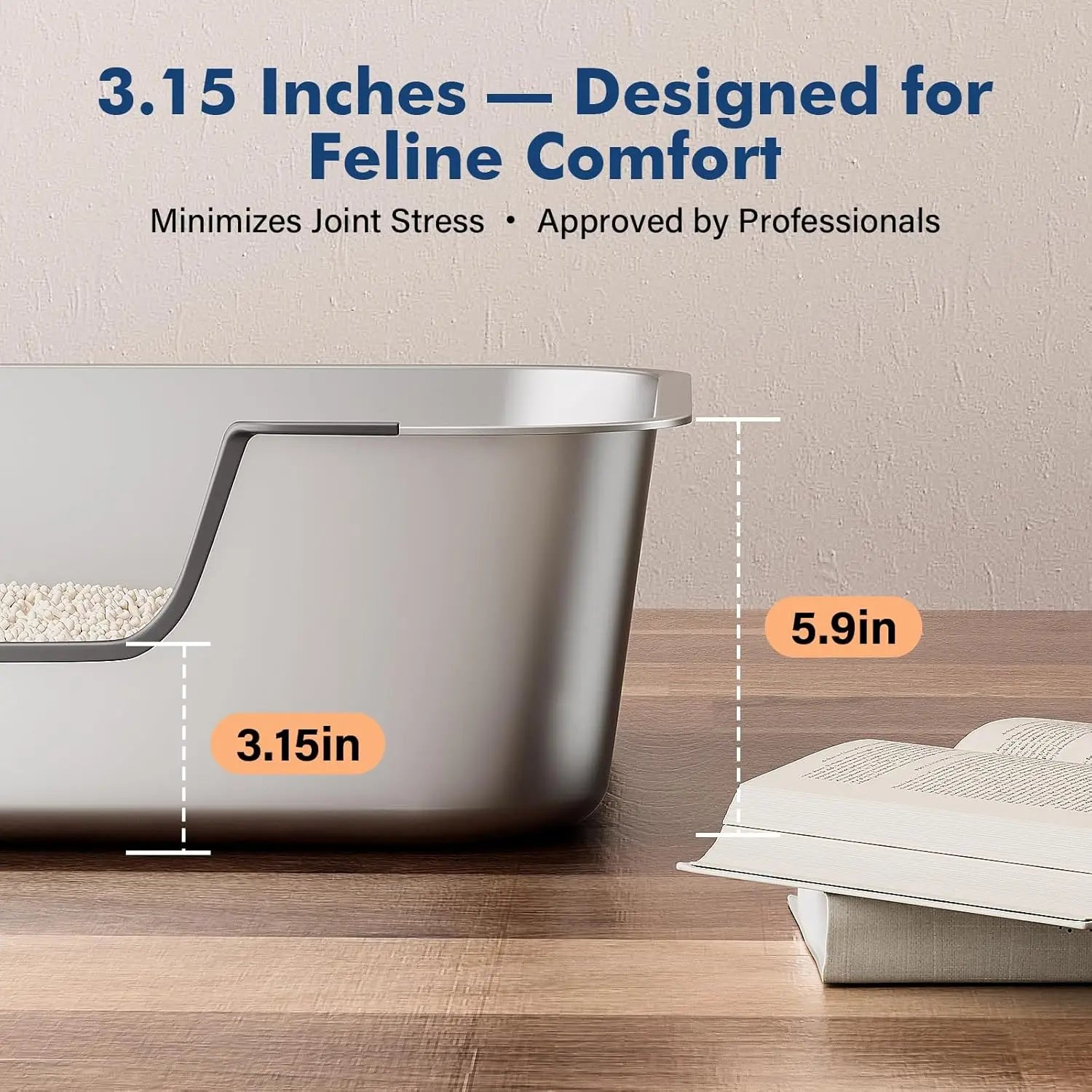 Low Entry Cat Litter Box