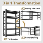Sturdy 5-Shelf Steel Aquarium Stand