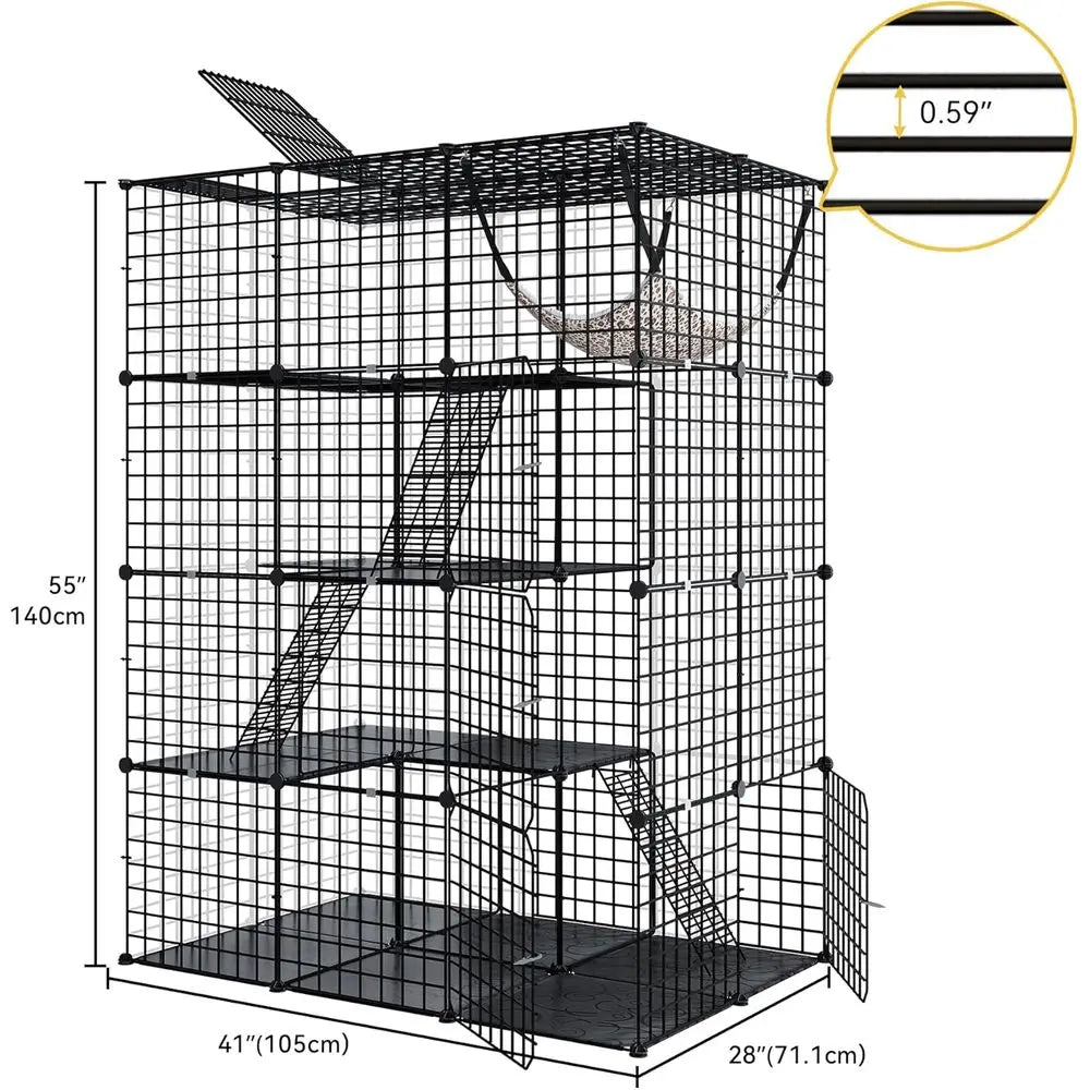 4 Tier Large Cat Cage