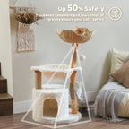 Solid Wood Cat Tree