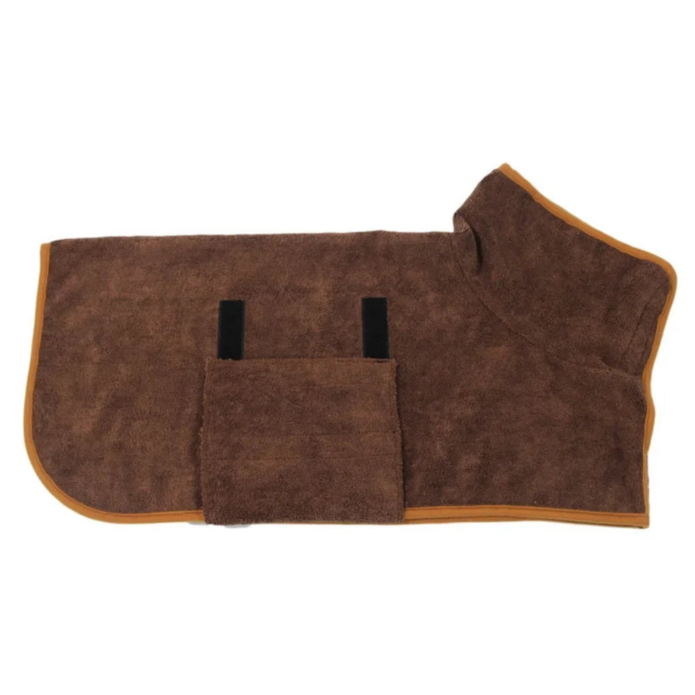 Dog Bathrobe Bath Absorbent Soft Towel