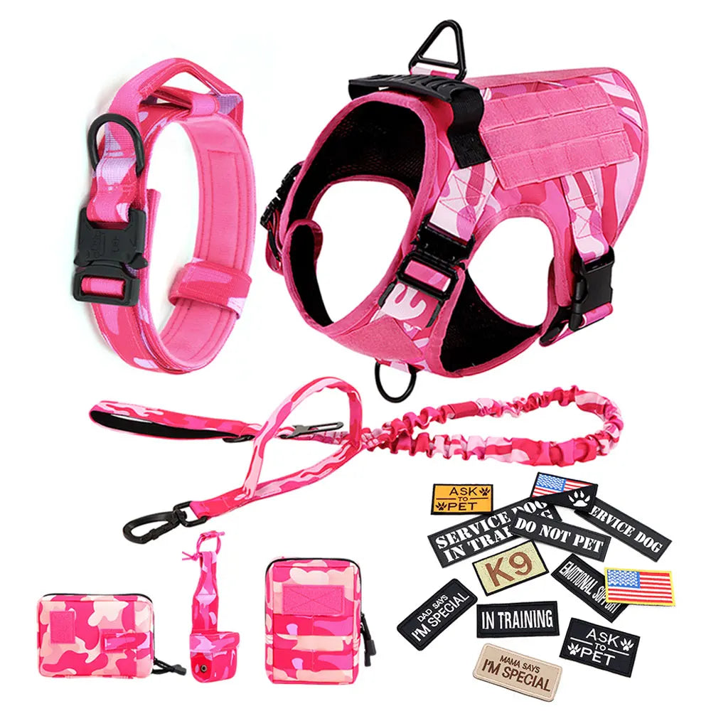 Military Pink Camouflage Harness