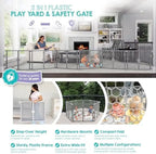 Adjustable 192" Wide Gate/Play