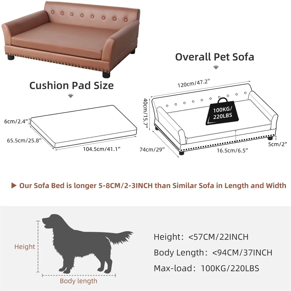 Heavy Duty Pet Sofa Large