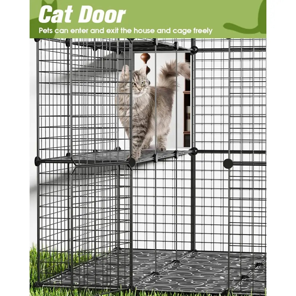 4 Tier Large Cat Enclosure