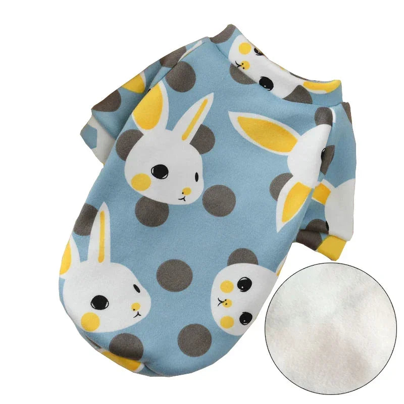 Cute Print Cat Clothes Suit