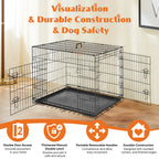 48 Inch Double Door Folding Cage