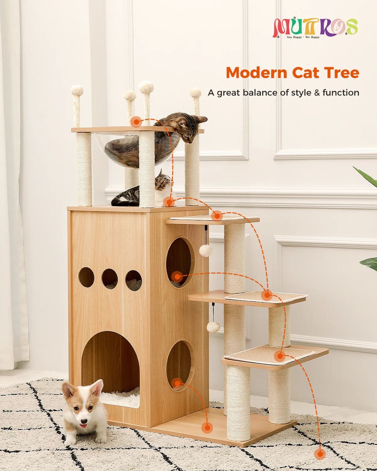 Multi-Level Cat Tree