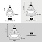 Teepee Tent for Dog/Cats