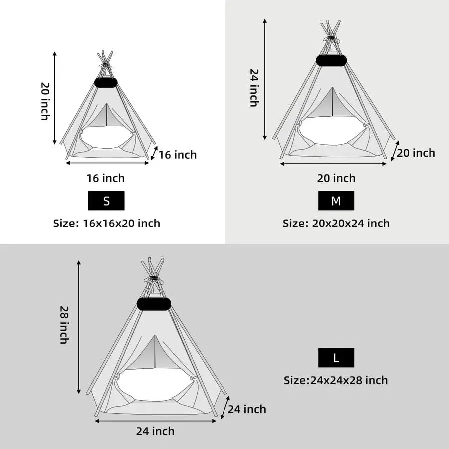 Teepee Tent for Dog/Cats