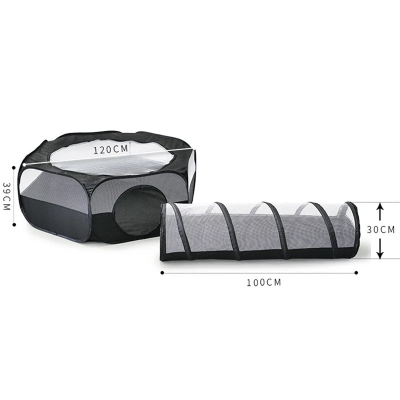 Cat Tunnel House 2 in 1 Interactive