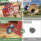 Mobile Chicken Coop with Wheels