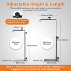 Adjustable Reptile Lamp Stand Holder