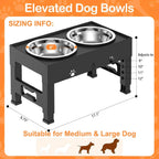 Adjustable Height Dog Bowl Stand