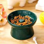 2 Pcs Raised Slow Feeder Bowl
