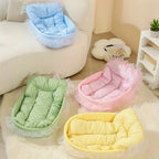 Lace-Trimmed Pet Princess Bed