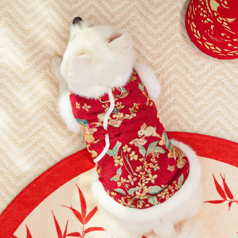 New Year's Pet Dog/Cat Clothing