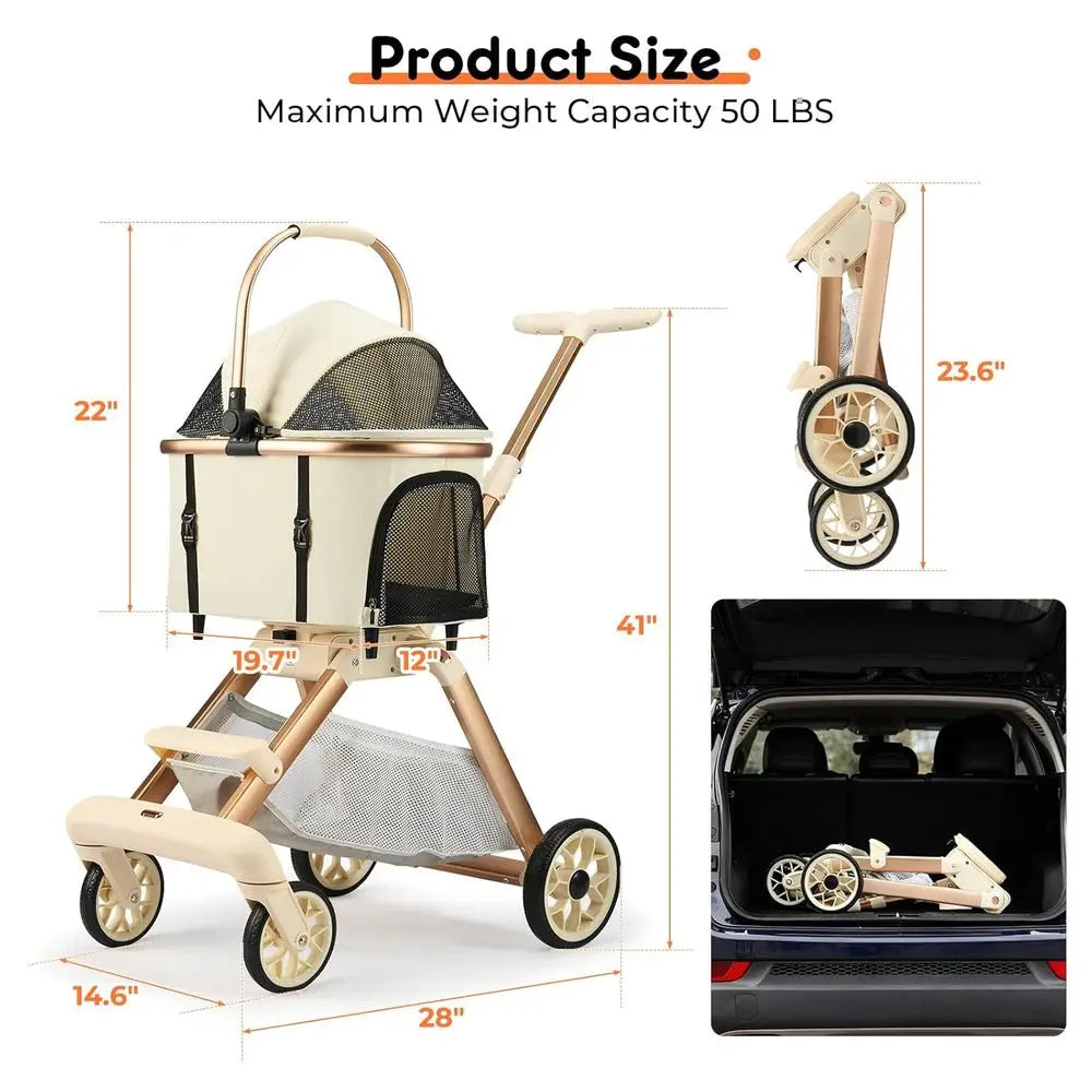 Pet Stroller for Small Dogs