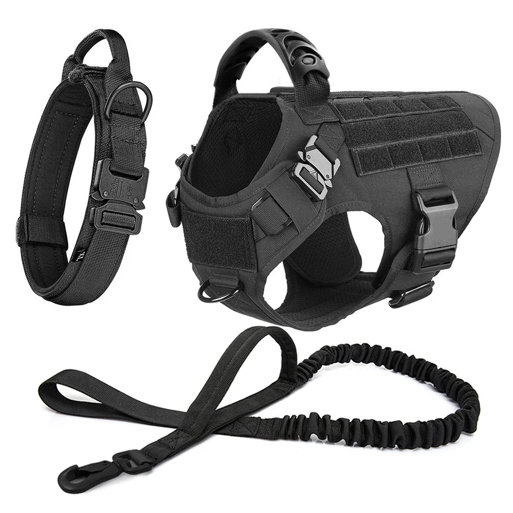 Military Dog Harnesses Tactical Vest
