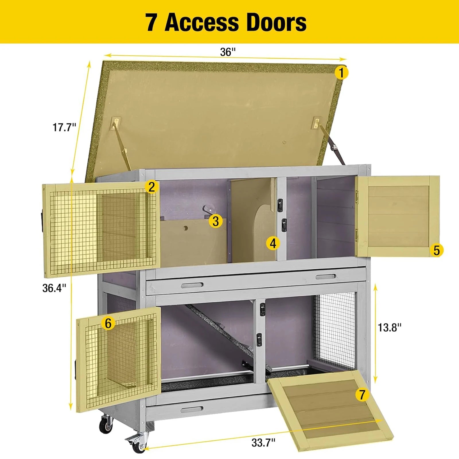 Outdoor/Indoor Bunny Hutch
