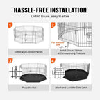 Foldable Dog Exercise Playpen