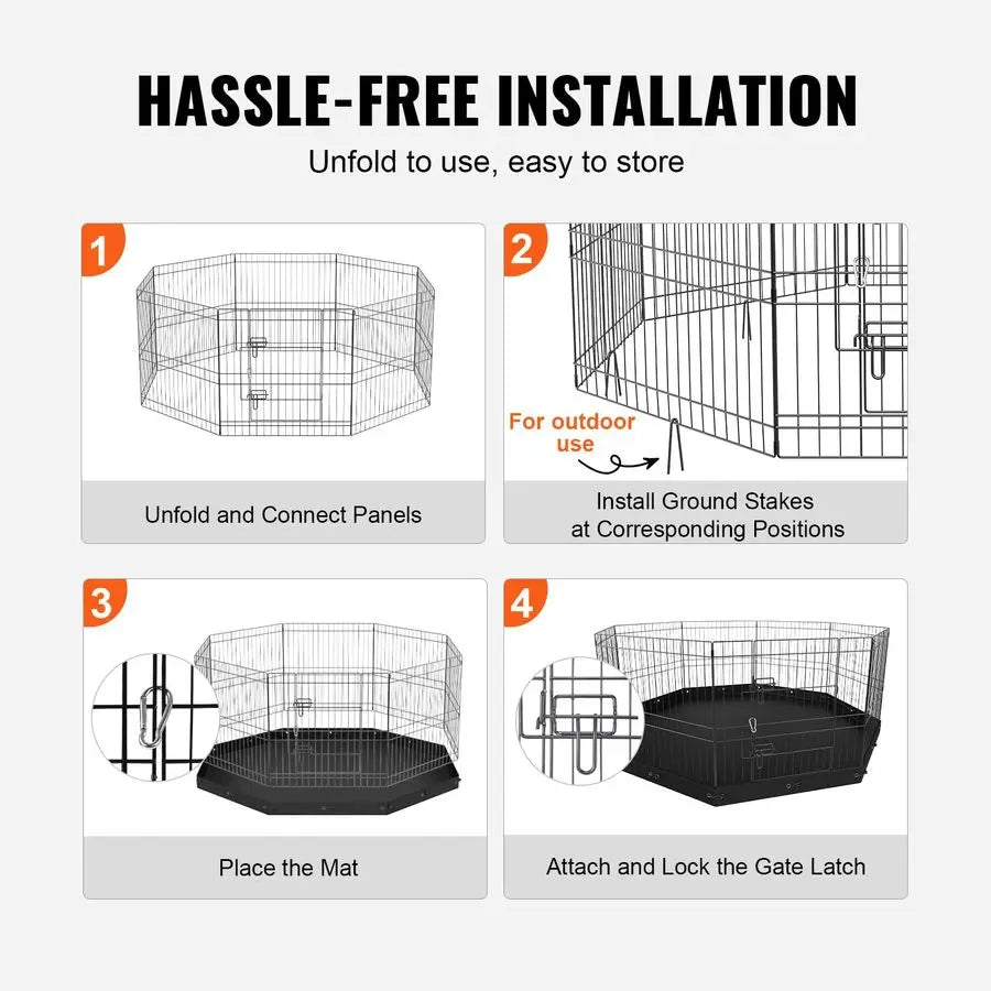 Foldable Dog Exercise Playpen