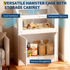 Hamster Cage with Storage