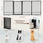 Freestanding Dog Gate