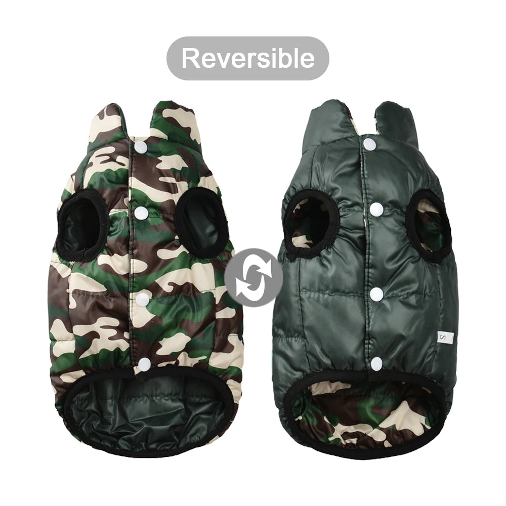 Dog Jacket Reversible