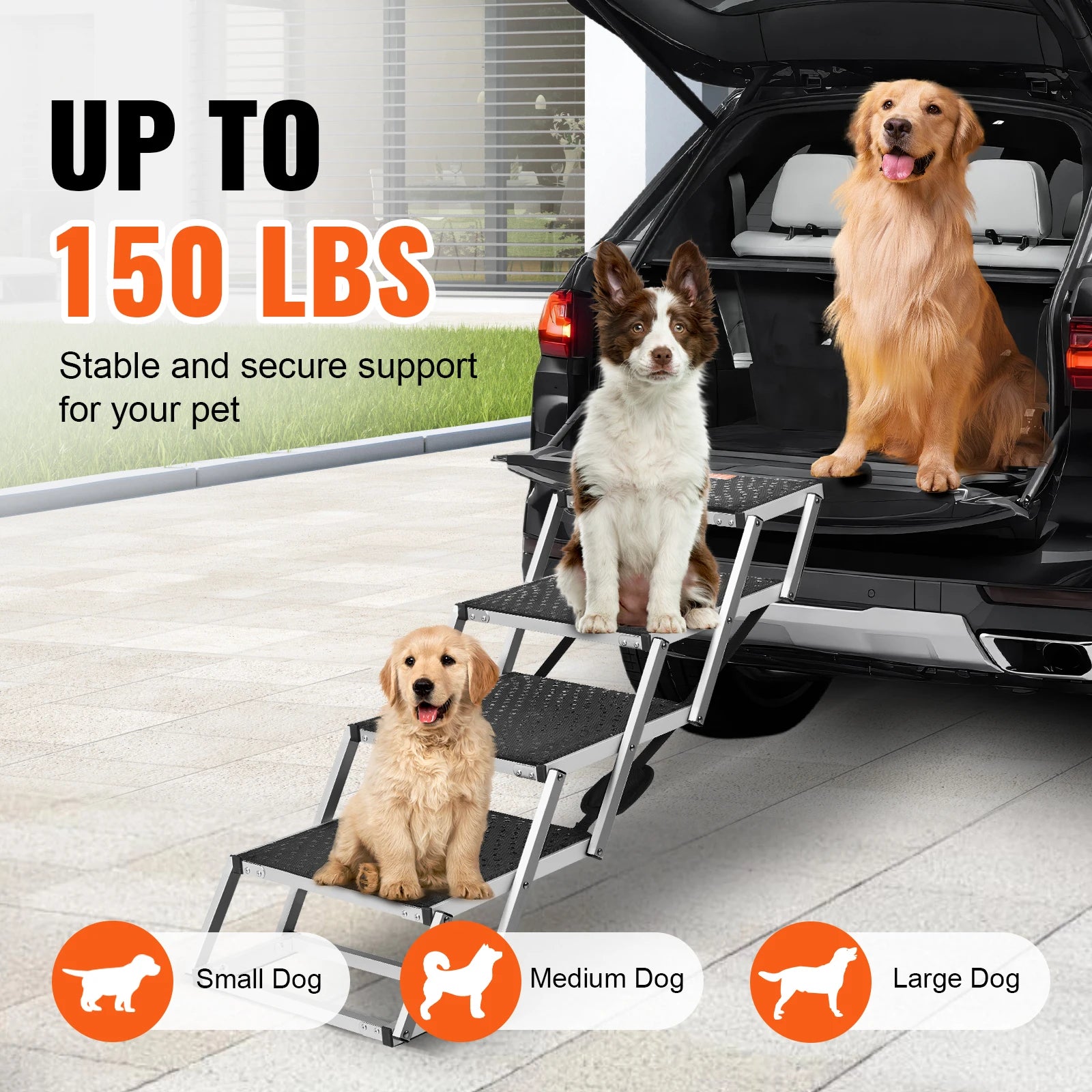 Folding Dog Stair for Cars