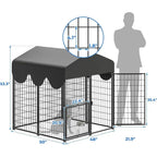 Heavy-Duty Metal Dog Run