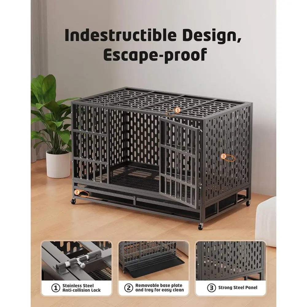 Heavy Duty Indestructible Dog Crate