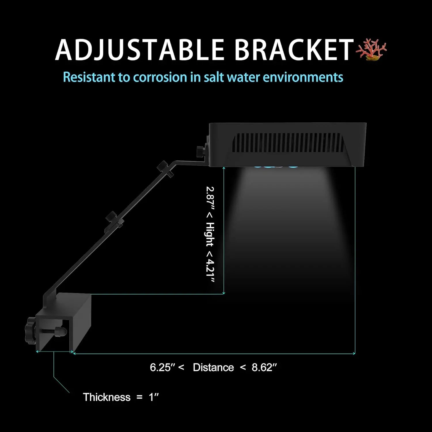 Aquarium LED Light with Touch Control & Timer