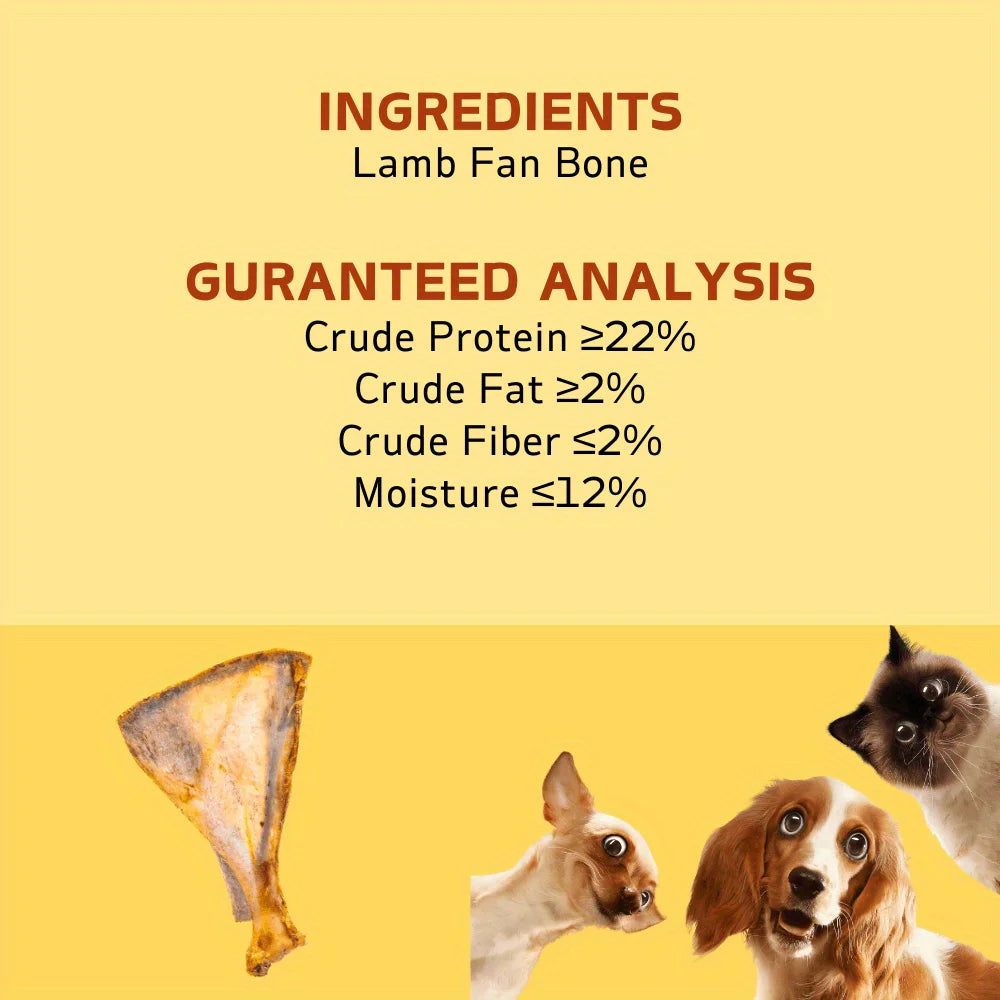 Lamb Fan Bone, Natural Ingredients,