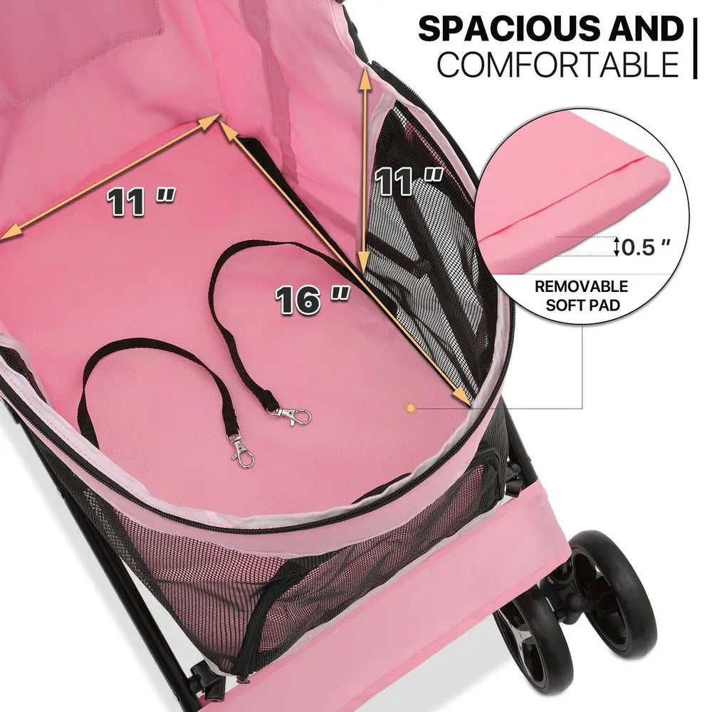 Dog Stroller, Easy Fold Jogger