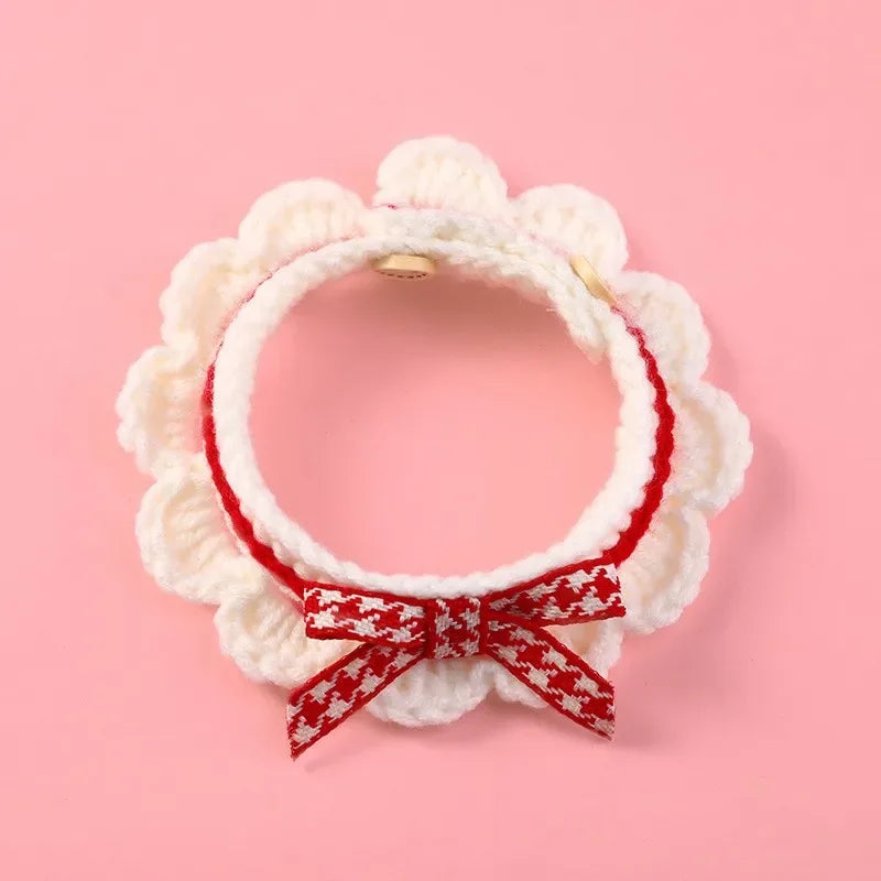 Cute Bow-knot Hand-knitted