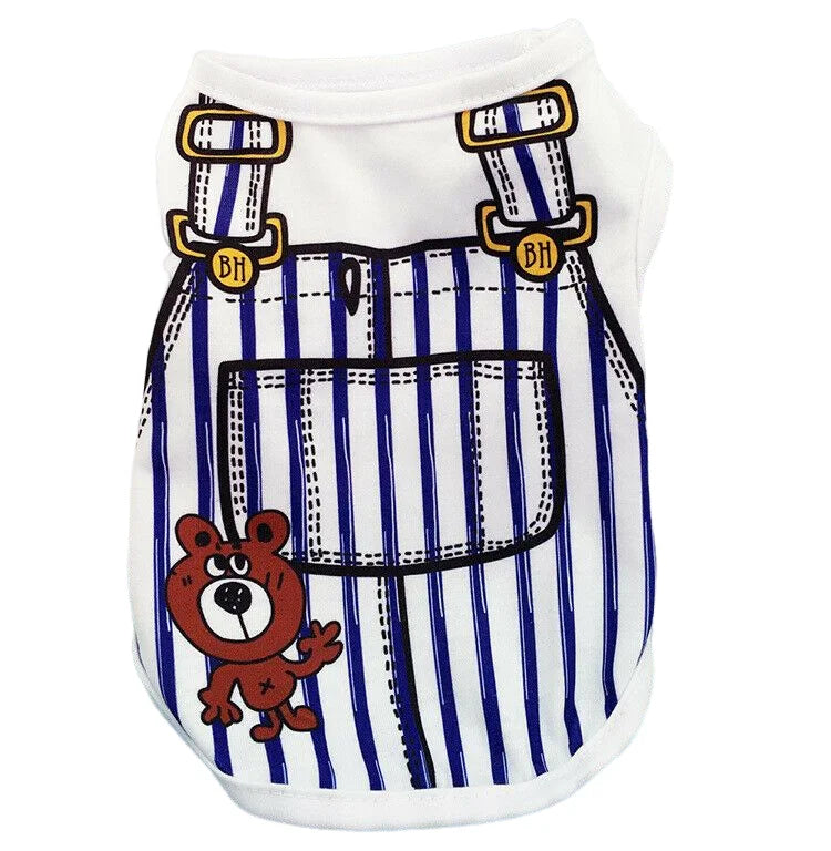 Cartoon Print Cotton Apparel
