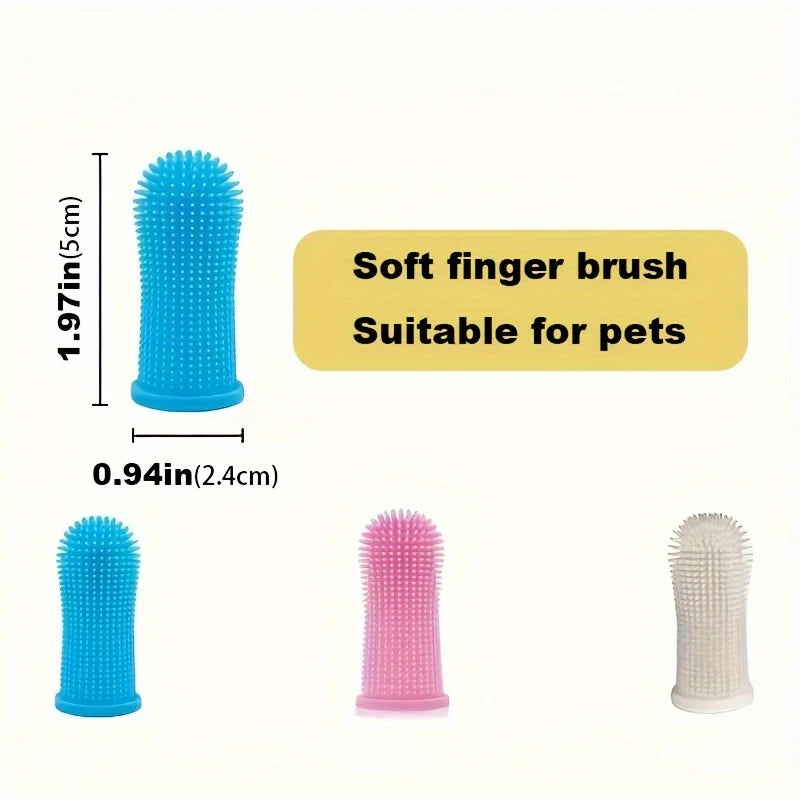 Pet Soft Rubber Toothbrush