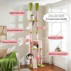 Floor to Ceiling Cat Tree for Indoor