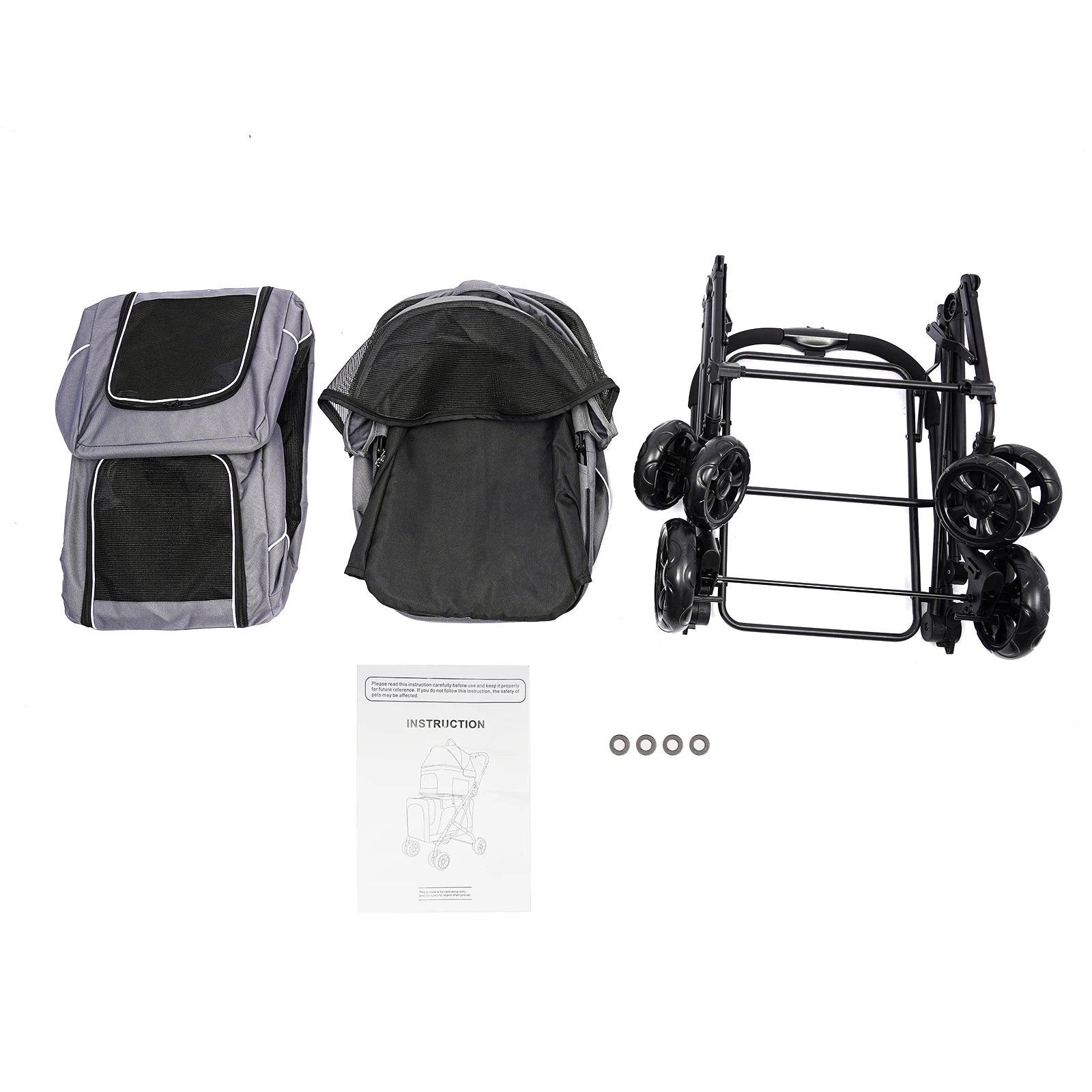 Stroller Dog Cat for Travel Camping