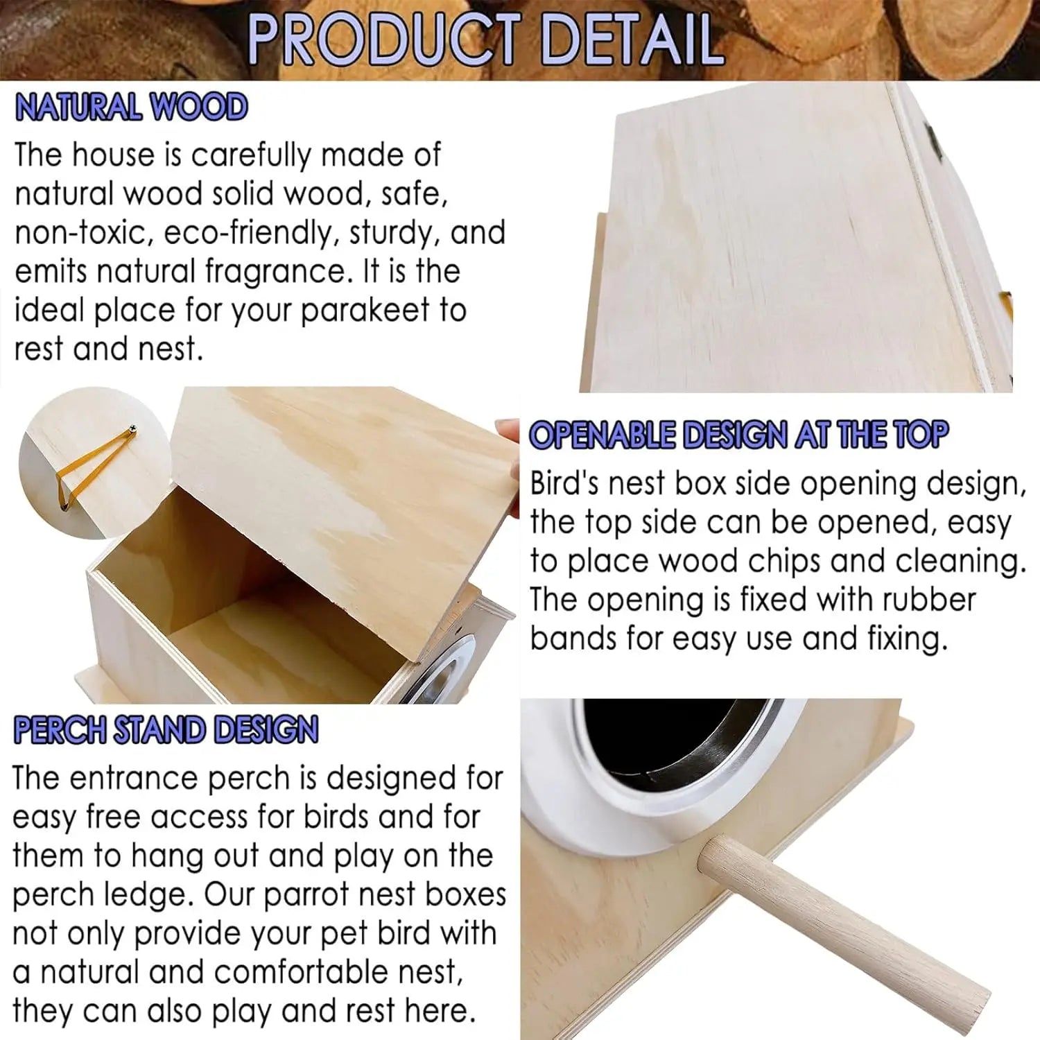 Parrot Nesting Box