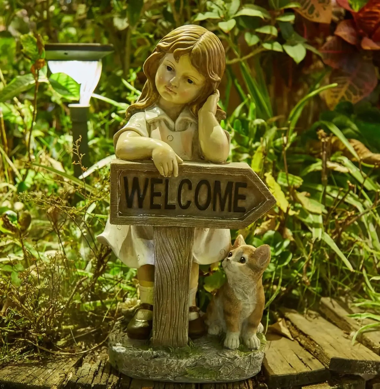Solar Girl Statue
