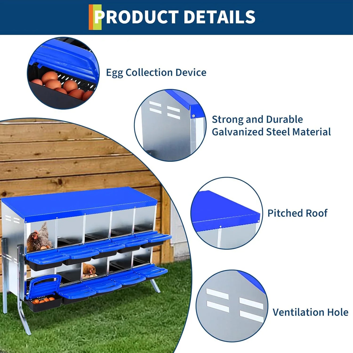Heavy Duty Chicken Nesting Box