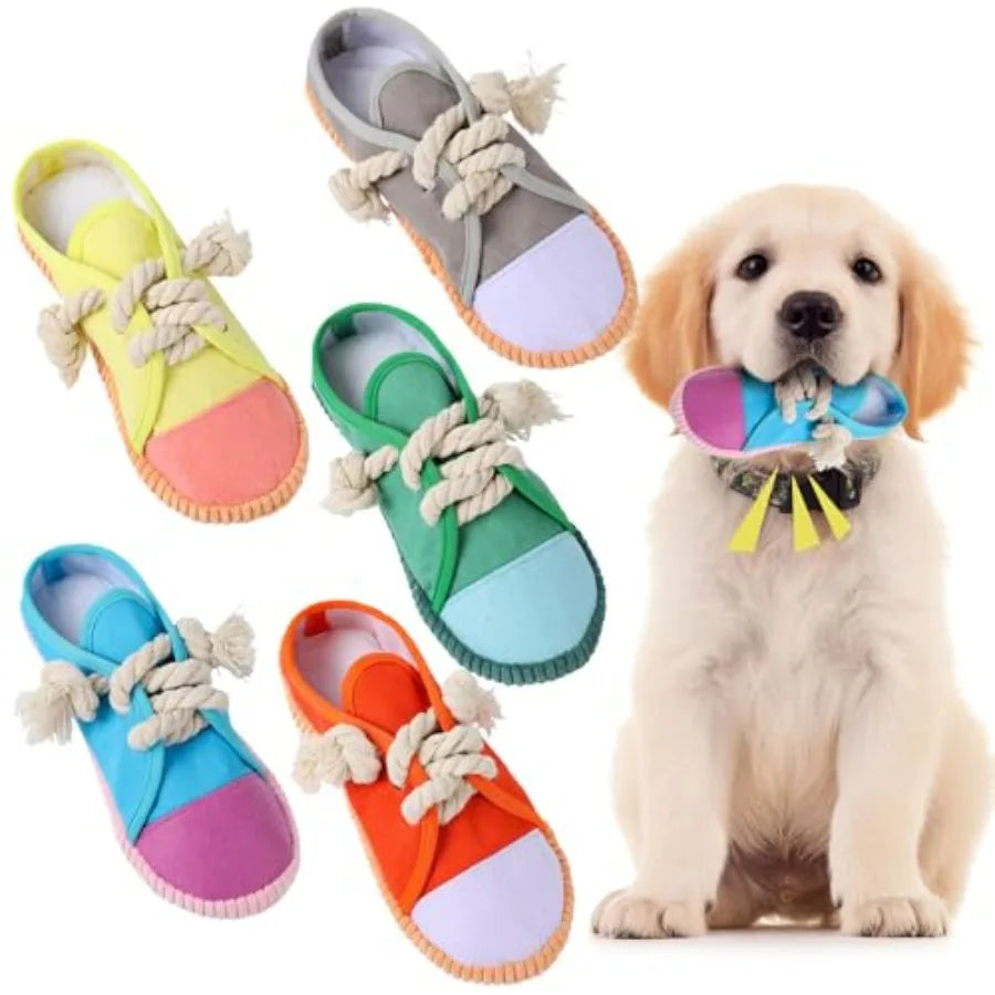5 Pack Dog Chew Toys