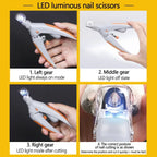 LED Light Pet Nail Clipper Strap