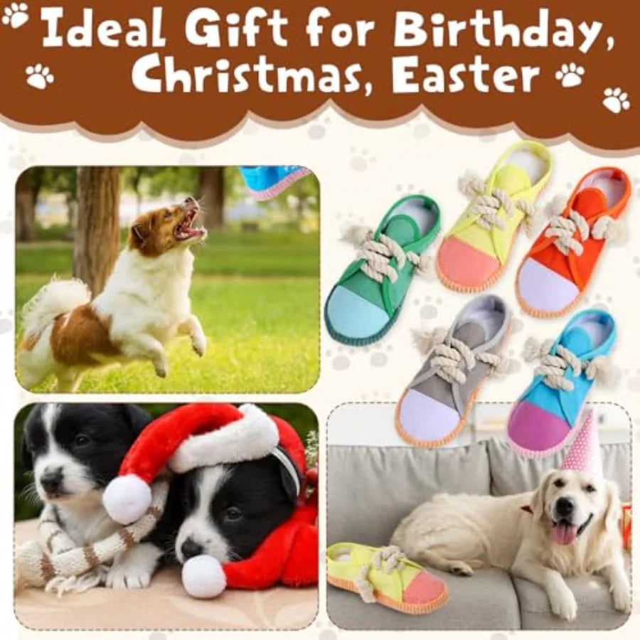 5 Pack Dog Chew Toys
